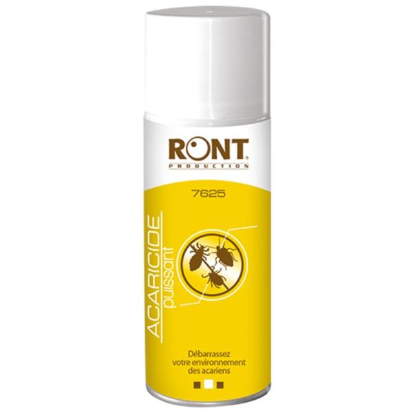 Ront Acaricide Puissant en Aerosol 520ml – Assainissement anti-acariens de l'interieur