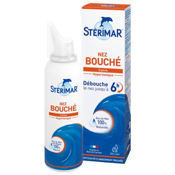 Stérimar Nez Bouché 100ml – Décongestion rapide et soulagement
