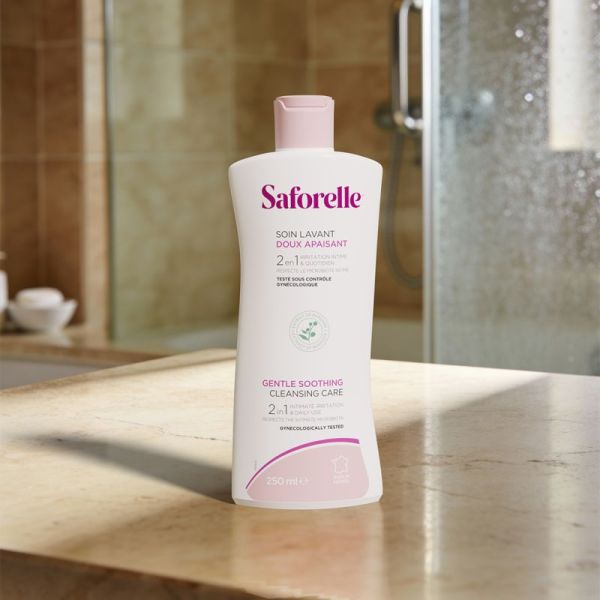 Saforelle Soin Lavant Doux Apaisant Lot de 2x250ml – Apaisement immédiat
