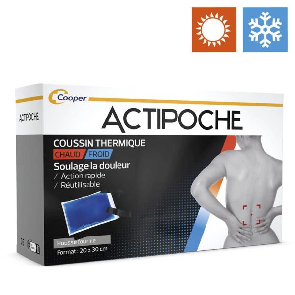 Cooper Actipoche Chaud/Froid coussin thermique 20 x 30 cm