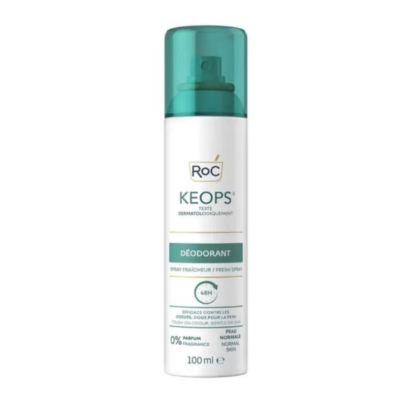 RoC Keops Déodorant Spray Fraicheur 48h - Protection longue durée