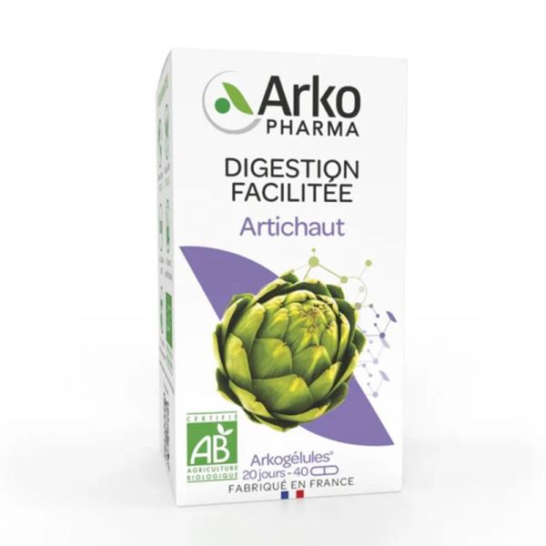 Arkopharma Arkogélules Artichaut Bio 40 gélules