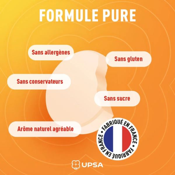 UPSA Vitalité Vitamine C 500mg 30 Comprimés à Croquer – Énergie et immunité