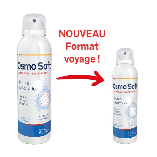 OsmoSoft Brume Réparatrice Coups de Soleil - 75ml - Apaisant, hydratant et réparateur