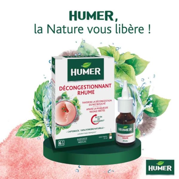 Humer Décongestionnant Rhume 20 ml