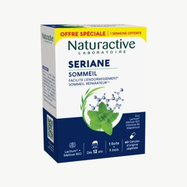 Naturactive Seriane Sommeil Offre spéciale 60 gélules - Endormissement et sommeil