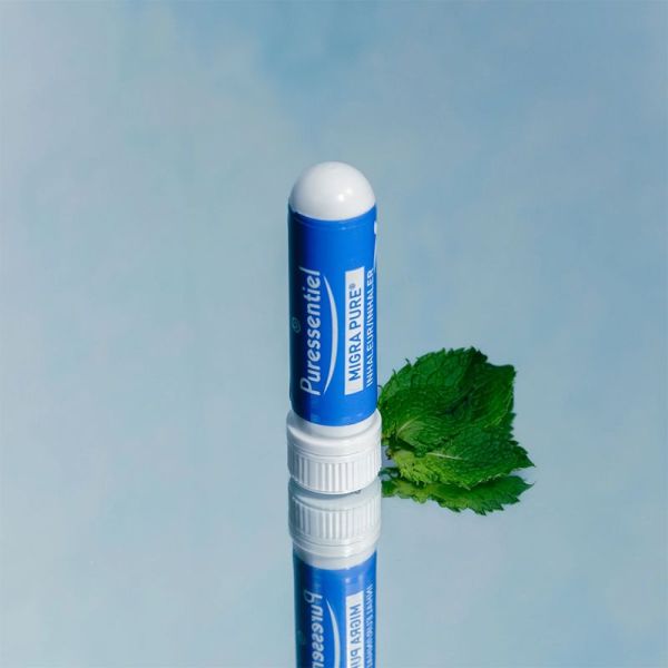 Puressentiel Migra Pure Inhaleur aux 6 Huiles Essentielles 1 ml – Effet apaisant express et soulagement des tensions crâniennes