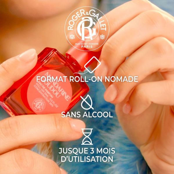 Roger & Gallet Mandarine Doudou Eau De Parfum Roll-On 15ml – Réconfort et douceur