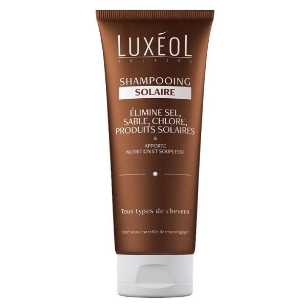 Luxéol Shampoing Solaire Tous Types de Cheveux - 200ml - Sel, Sable & Chlore