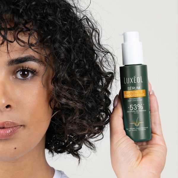Luxéol Sérum Antichute Progressive - 50ml - Réduit la chute, renforce et redensifie la chevelure