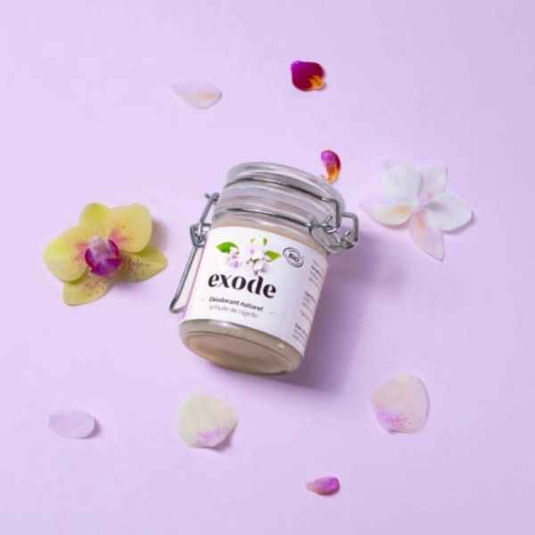 Exode Déodorant Baume Bio Peaux Sensibles à l'Huile de Nigelle 50g Musc – Efficacité 48h