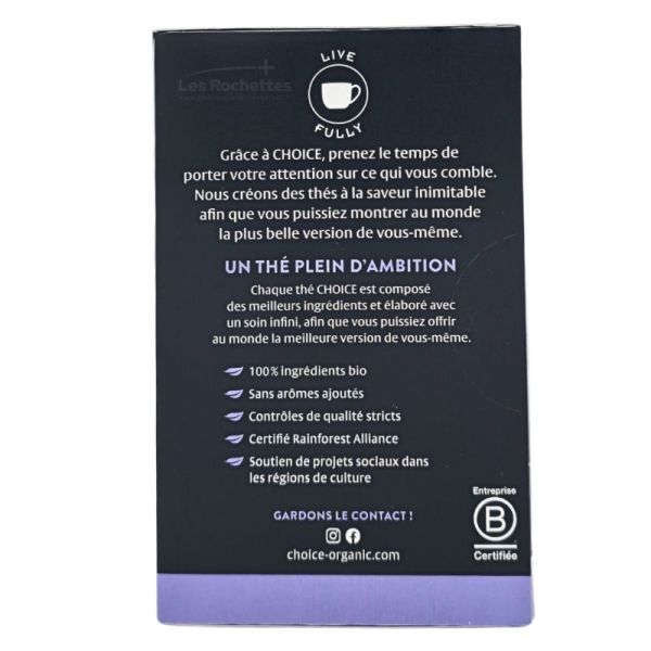 CHOICE Thé Noir Earl Grey Bio - 17 Sachets