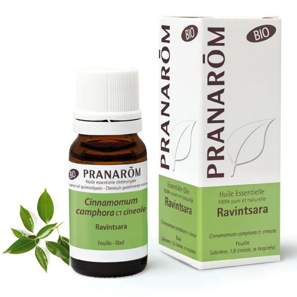 Pranarom Ravintsara Bio 10 ml - Huille essentielle