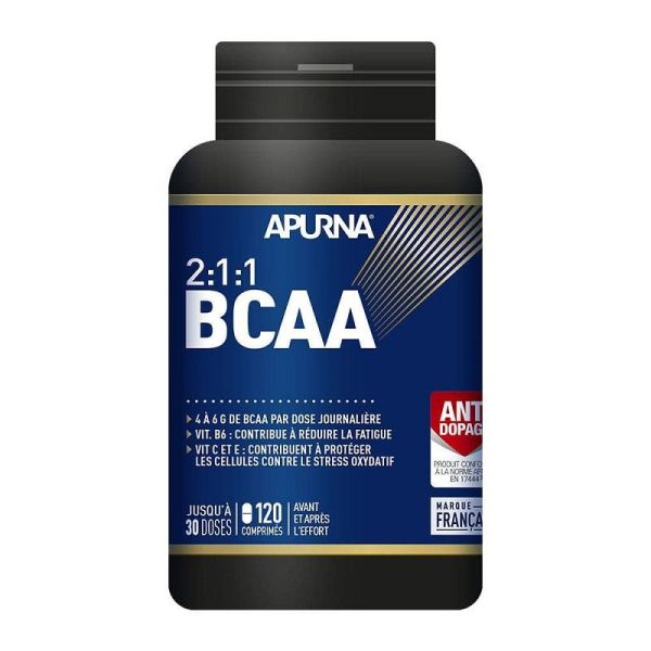 Apurna BCAA 2.1.1 - 120 Comprimés