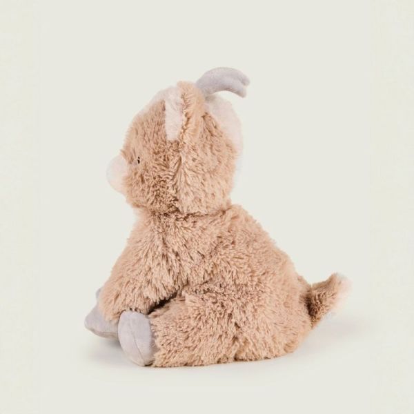 Soframar Bouillotte déhoussable Warmies Bouc 28 cm - Réconfort chaud et froid à la lavande