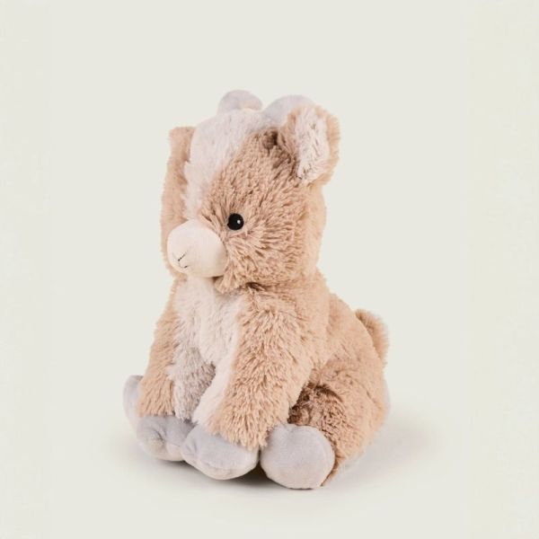 Soframar Bouillotte déhoussable Warmies Bouc 28 cm - Réconfort chaud et froid à la lavande