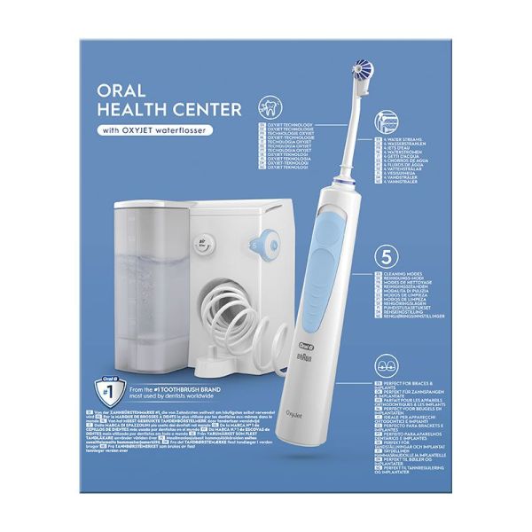 Oral-B Oxyjet Hydropulseur - 2 Modes de Nettoyage