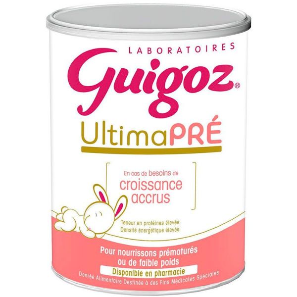 Guigoz Ultima Pré - Lait Infantil - Besoin de Croissance Accrus - Nourrissons Prématurés - 400g