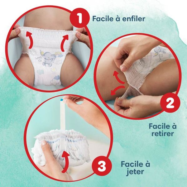 Pampers Pants Premium Protection  Taille 5 / 12-17kg - 72 Couches Mega Pack - Confort supérieur, ultra-absorbant