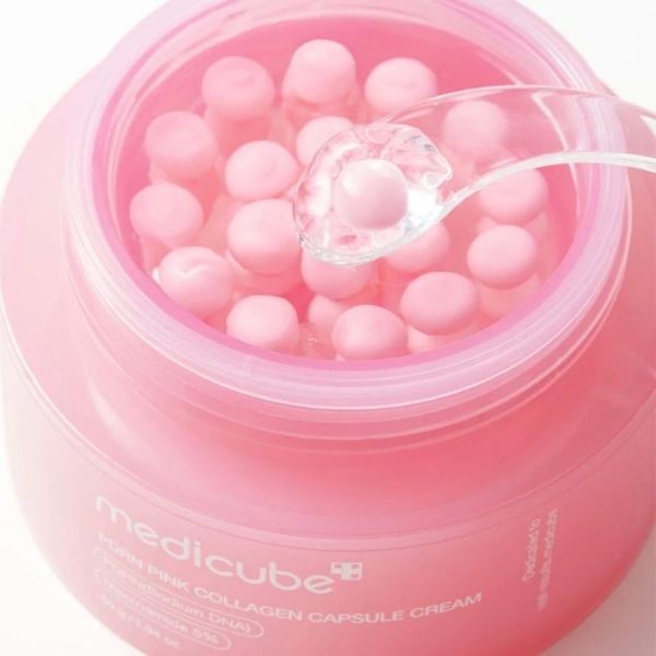 Medicube PDRN Pink Collagen Capsule Cream 55g – hydratation et éclat