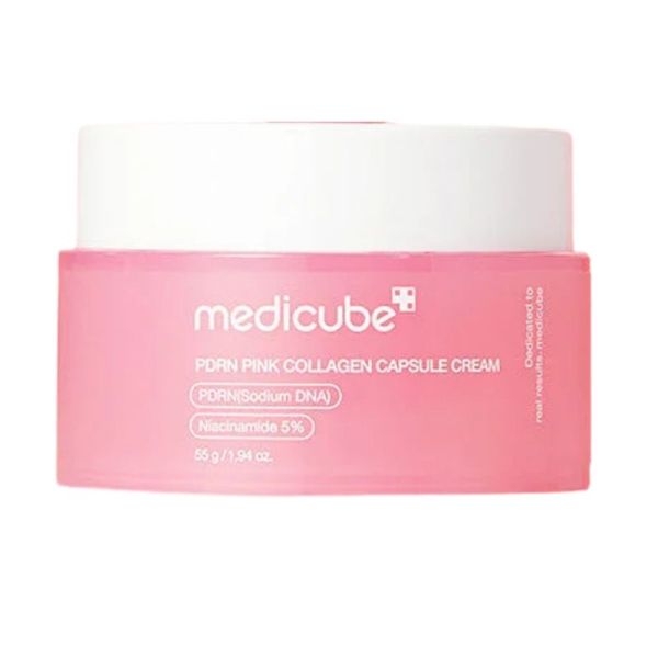 Medicube PDRN Pink Collagen Capsule Cream 55g – hydratation et éclat