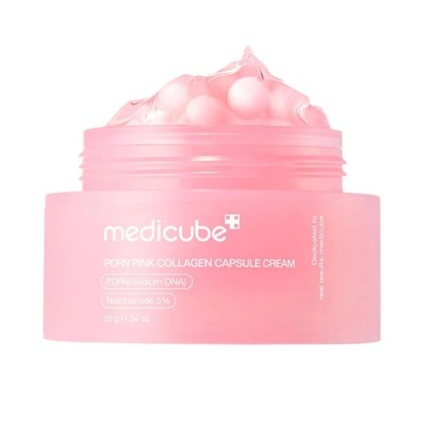 Medicube PDRN Pink Collagen Capsule Cream 55g – hydratation et éclat