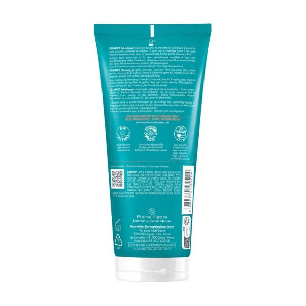 Avène Cleanance Gel Nettoyant - 200 ml - Nettoie et purifie les peaux grasses à imperfections