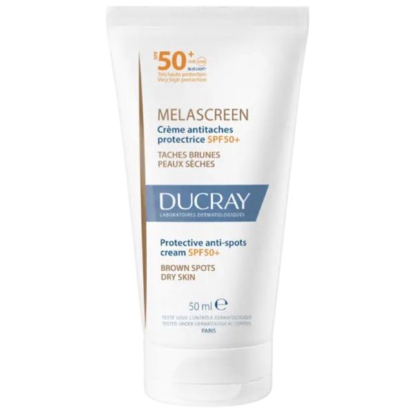 Ducray Melascreen Crème Antitaches Protectrice SPF50+ 50ml – Protection solaire et anti-taches