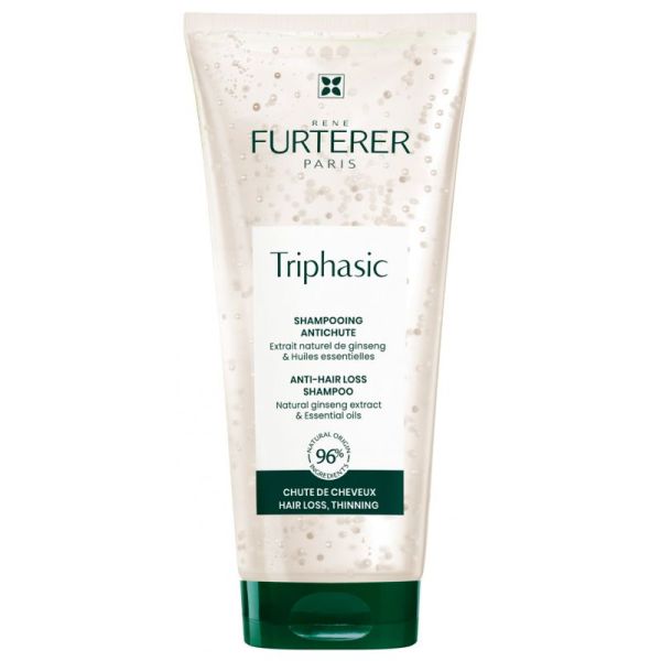 René Furterer Triphasic Shampooing Antichute - 200ml - Fortifie les cheveux et freine la chute