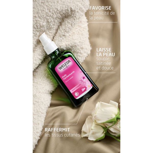 Weleda Huile Harmonisante à la Rose Musquée 100ml – Fermeté, éclat et régénération