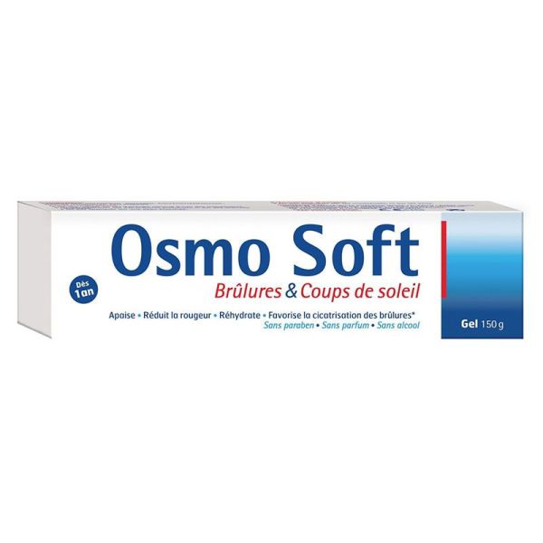 OsmoSoft Gel Réparateur 3 en 1 - 150 g - Coups de Soleil & Peaux Échauffées
