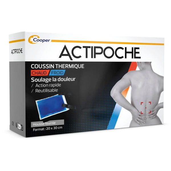Cooper Actipoche Chaud/Froid coussin thermique 20 x 30 cm