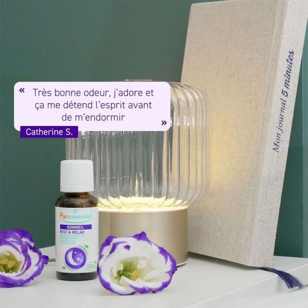 Puressentiel Sommeil Huiles Essentielles pour Diffusion 30ml – Détente et relaxation