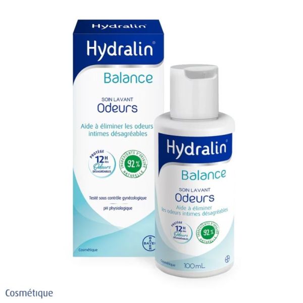 Bayer Hydralin Balance Soin lavant Odeurs 100ml - Elimine les odeurs intimes
