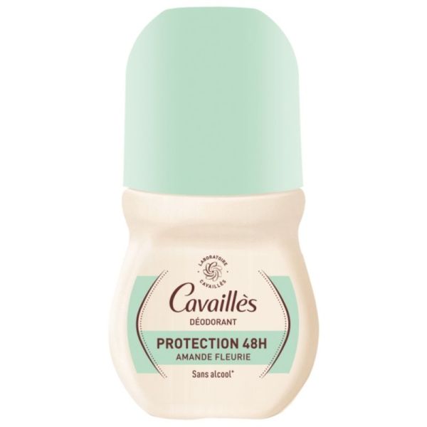 Cavaillès Déodorant Bille Amande Fleurie 50ml - Protection 48h et formule 98% naturelle