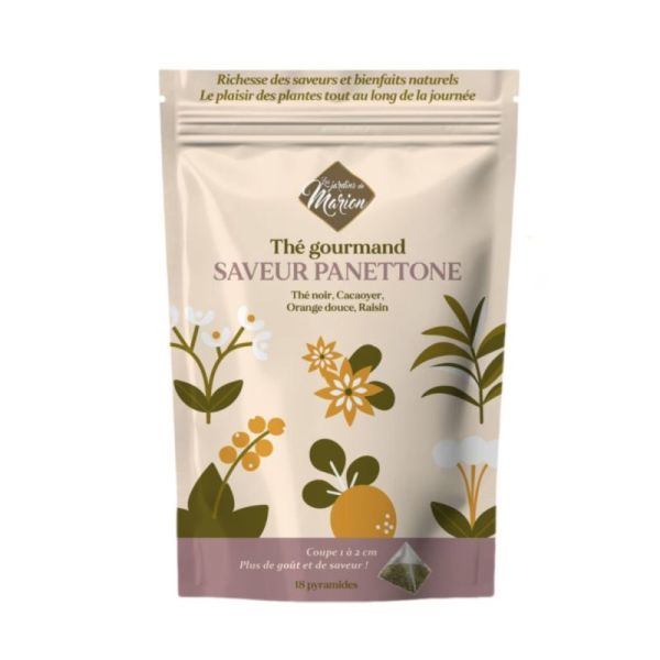ADP Les Jardins de Marion Thé noir Saveur Panettone - 12 Sachets