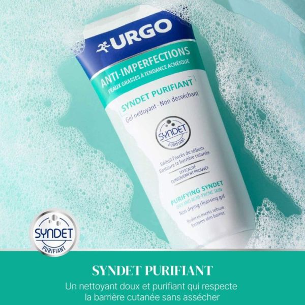 Urgo Anti-Imperfections Syndet Purifiant Gel Nettoyant 200ml – Pureté et douceur