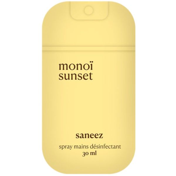 Saneez Spray Désinfectant Monoï Sunset 30ml – Hygiène et protection