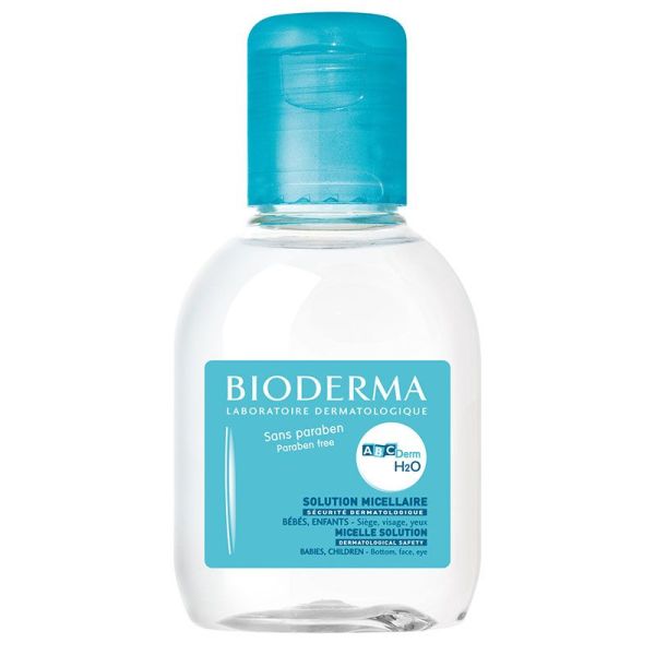 Bioderma ABCDerm H2O Eau Micellaire Nettoyante Sans Rinçage Bébé Enfant 100ml