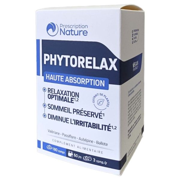 Phytorelax 180 comprimés - Sommeil, Relaxation