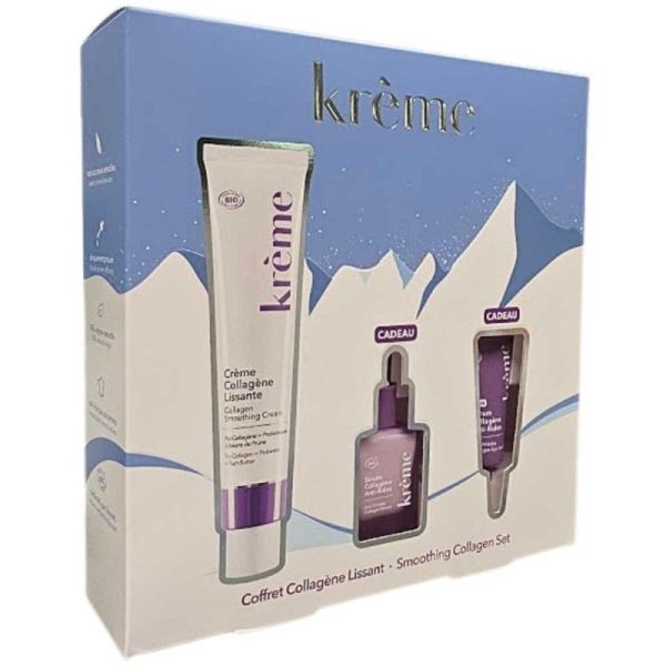Krème Coffret Collagène Lissant - Routine Anti-Âge Visage & Yeux