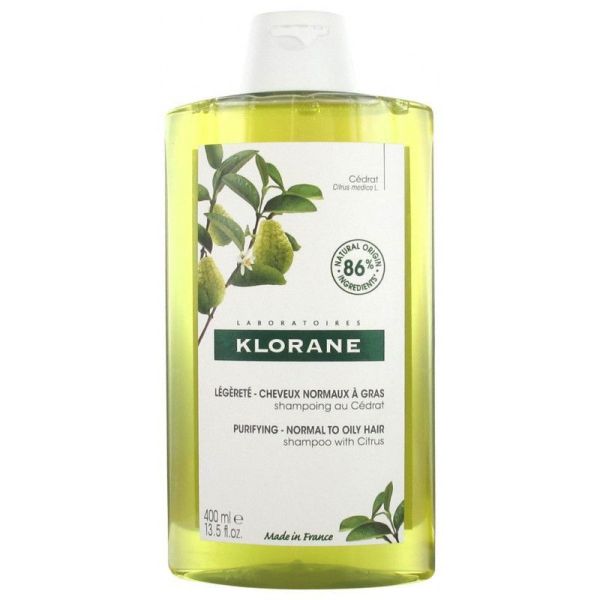 Klorane Shampoing à la pulpe de cédrat - 400ml