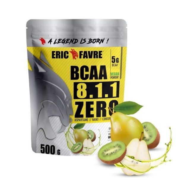 Eric Favre BCAA 8.1.1 Zero Vegan Kiwi Poire - 500g