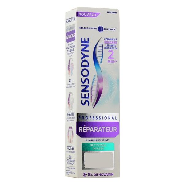 Sensodyne Dentifrice Professionnel Réparateur et Nettoyage Intense - 75ml