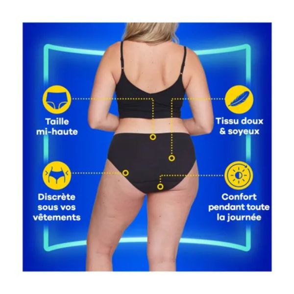 Always Culotte Menstruelle Lavable Hipster Flux Moyen à Abondant Taille M – Confort et protection
