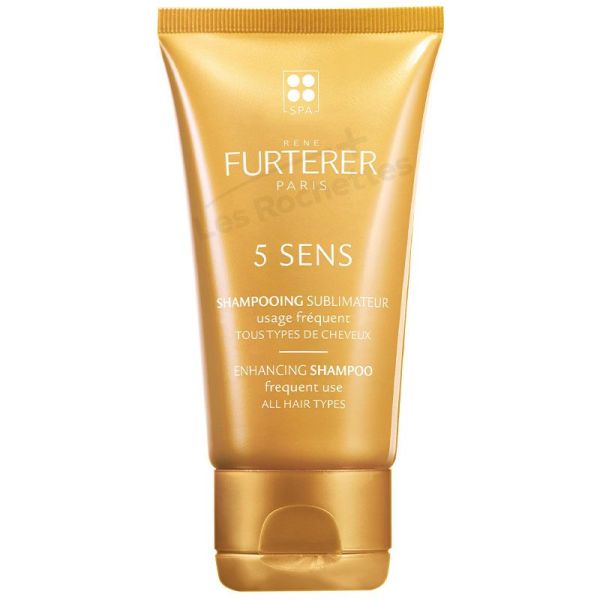 René Furterer 5 SENS Shampooing Sublimateur - Nourrit et Sublime la Texture des Cheveux - 50 ml