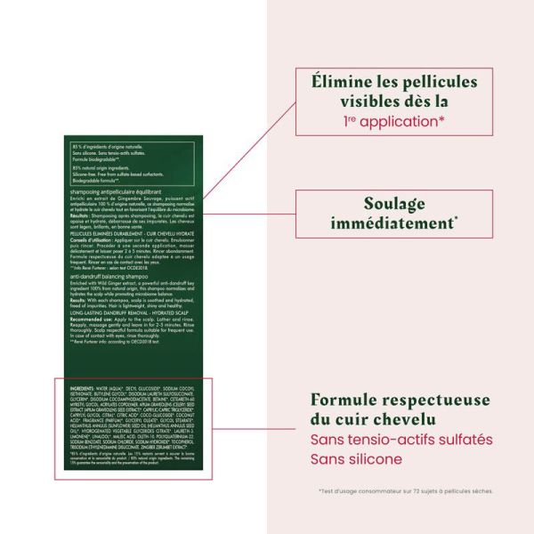 René Furterer Neopur Shampoing Antipelliculaire Pellicules Sèches - 150 ml - Équilibre du Microbiome