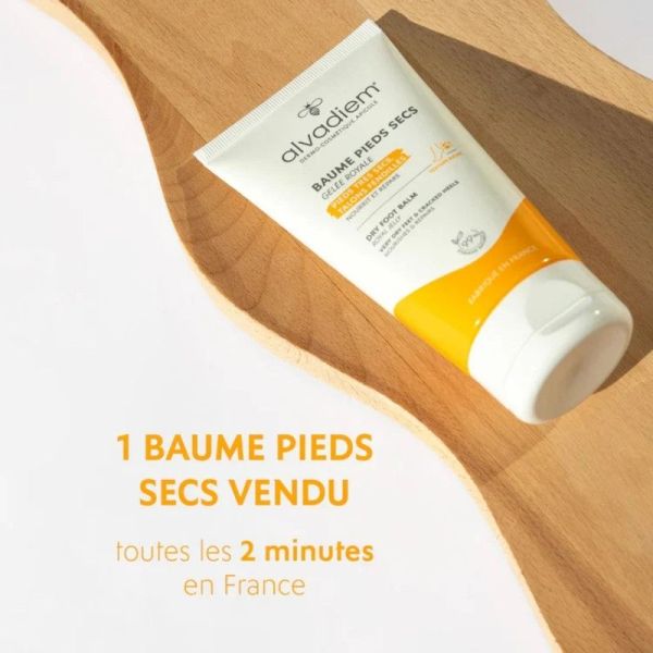 Baume Pieds Secs à la Gelée Royale 150ml - Pieds très secs et talons fendillés