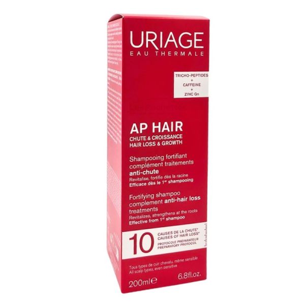 Uriage AP HAIR Shampooing Fortifiant Anti-Chute 200ml - Force et vitalité anti-chute