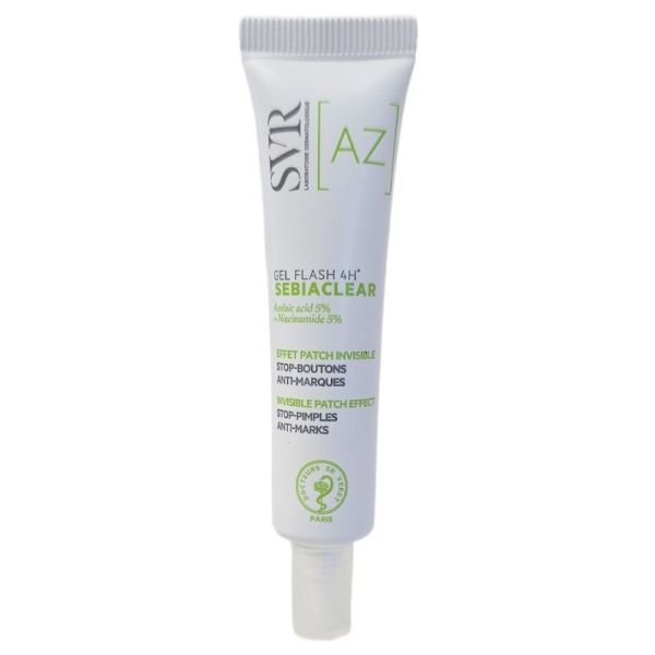 SVR Sebiaclear Gel Flash 4h - Stop boutons anti-marques effet patch invisible - 15ml